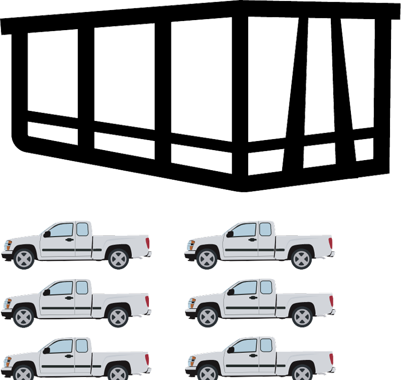 Grey cars on a black background. There are six cars.