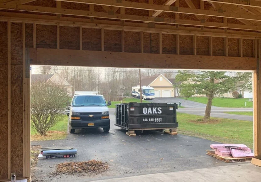 garage construction site